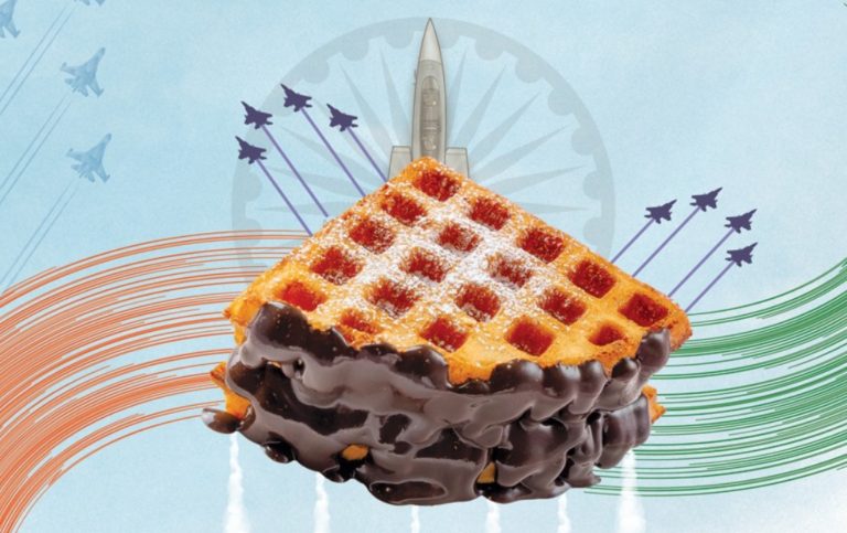 On this R-Day, Chocolate Heaven Waffle at Just Rs.76!