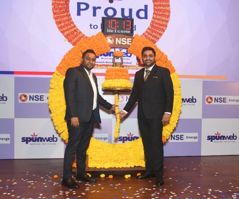 Blockbuster Listing After Bumper IPO:  Spunweb Lists at Rs 96 Premium
