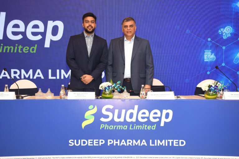Sudeep Pharma IPO Fully Subscribed on Day 1
